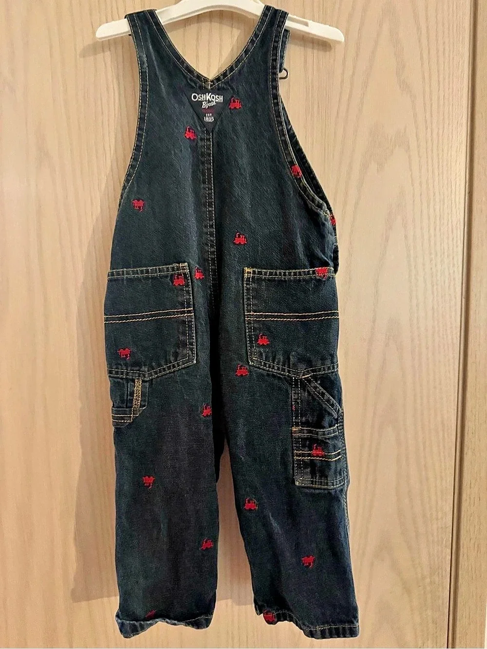 OshKosh B'gosh Denim Overalls 18M Like New